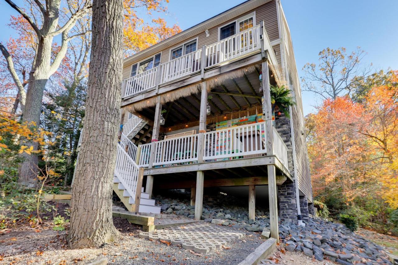 Waterfront Lusby Retreat With Deep-Water Dock And Slip Villa Exterior photo