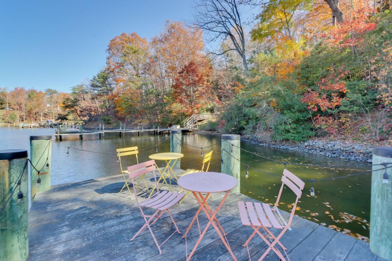 Waterfront Lusby Retreat With Deep-Water Dock And Slip Villa Exterior photo