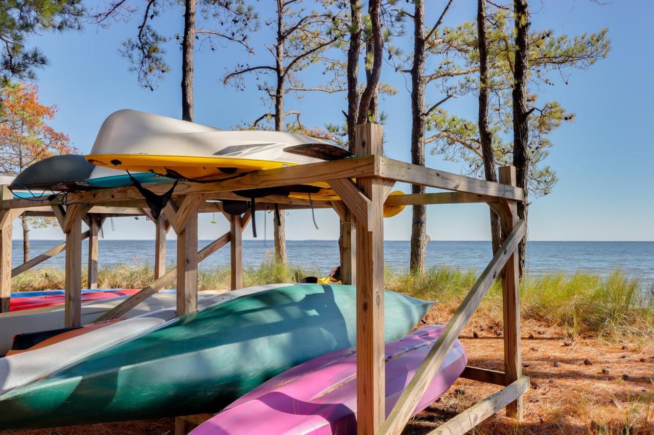 Waterfront Lusby Retreat With Deep-Water Dock And Slip Villa Exterior photo